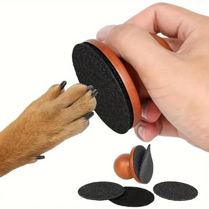 1Pc Dog Nail File & Scratch Square - Paw Trimmer for Home Grooming, Grinds to Shorten Nails, Reduces Snipping, Prevents Furniture Damage, Stress-Free Pet Claw Care Tool